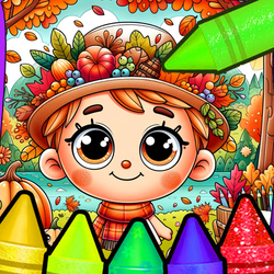 Autumn Coloring Seasons Pages game cover