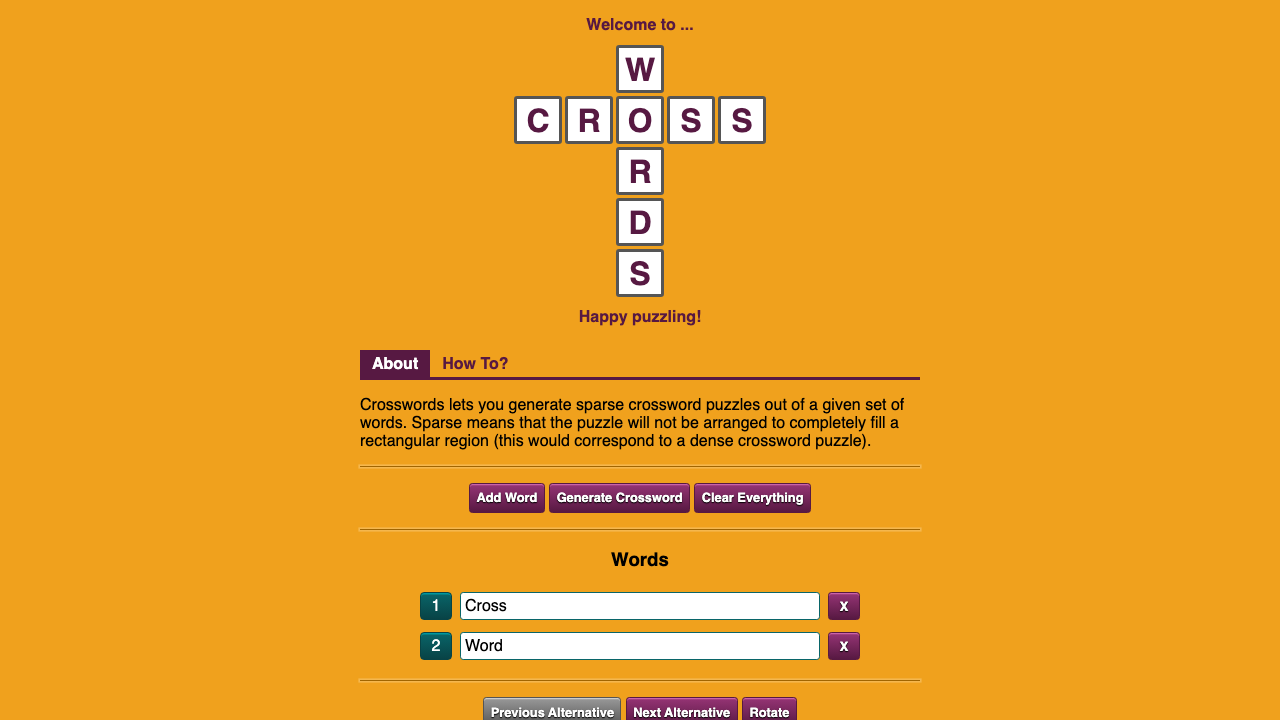 Crosswords for Teachers game cover